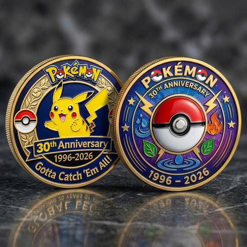 Poke 30th Anniversary Pikachu Collector Edition Printed Coin