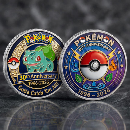 Poke 30th Anniversary Bulbasaur Collector Edition Printed Coin