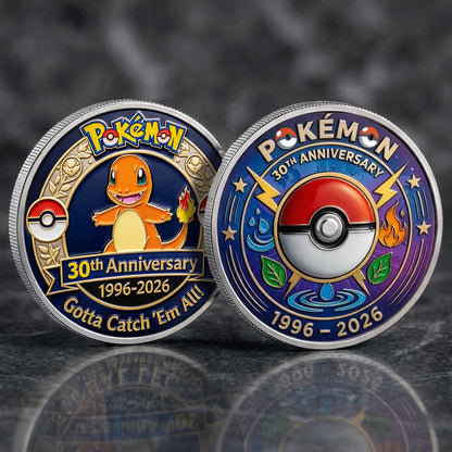 Poke 30th Anniversary Charmander Collector Edition Printed Coin