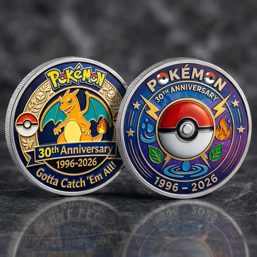 Poke 30th Anniversary Charizard Collector Edition Printed Coin