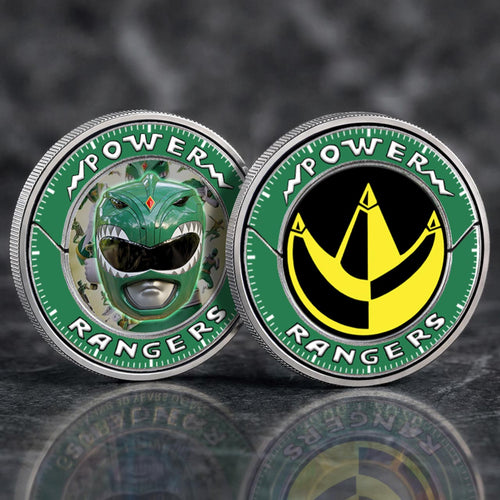 Mighty Morphin Power Rangers Dragon Zord Printed Commemorative Coin