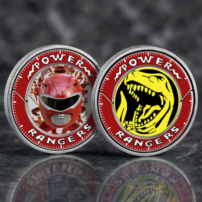 Mighty Morphin Power Rangers Tyrannosaurus Printed Commemorative Coin