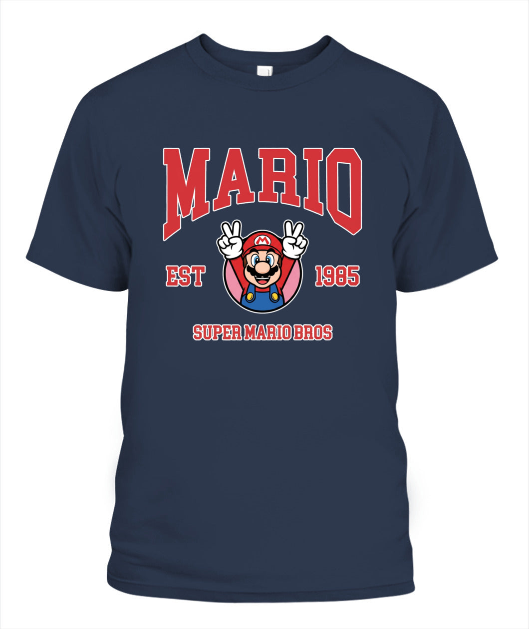 Classic Mario Action 2-Side Printed Graphic Shirt