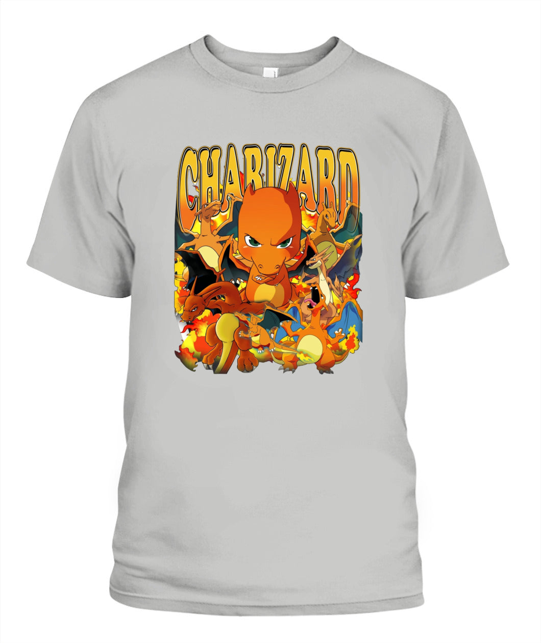 PKM Charizard Printed Graphic Sweatshirt T-Shirt