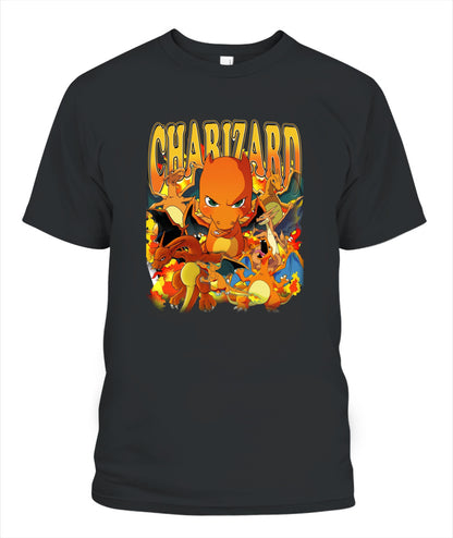 PKM Charizard Printed Graphic Sweatshirt T-Shirt