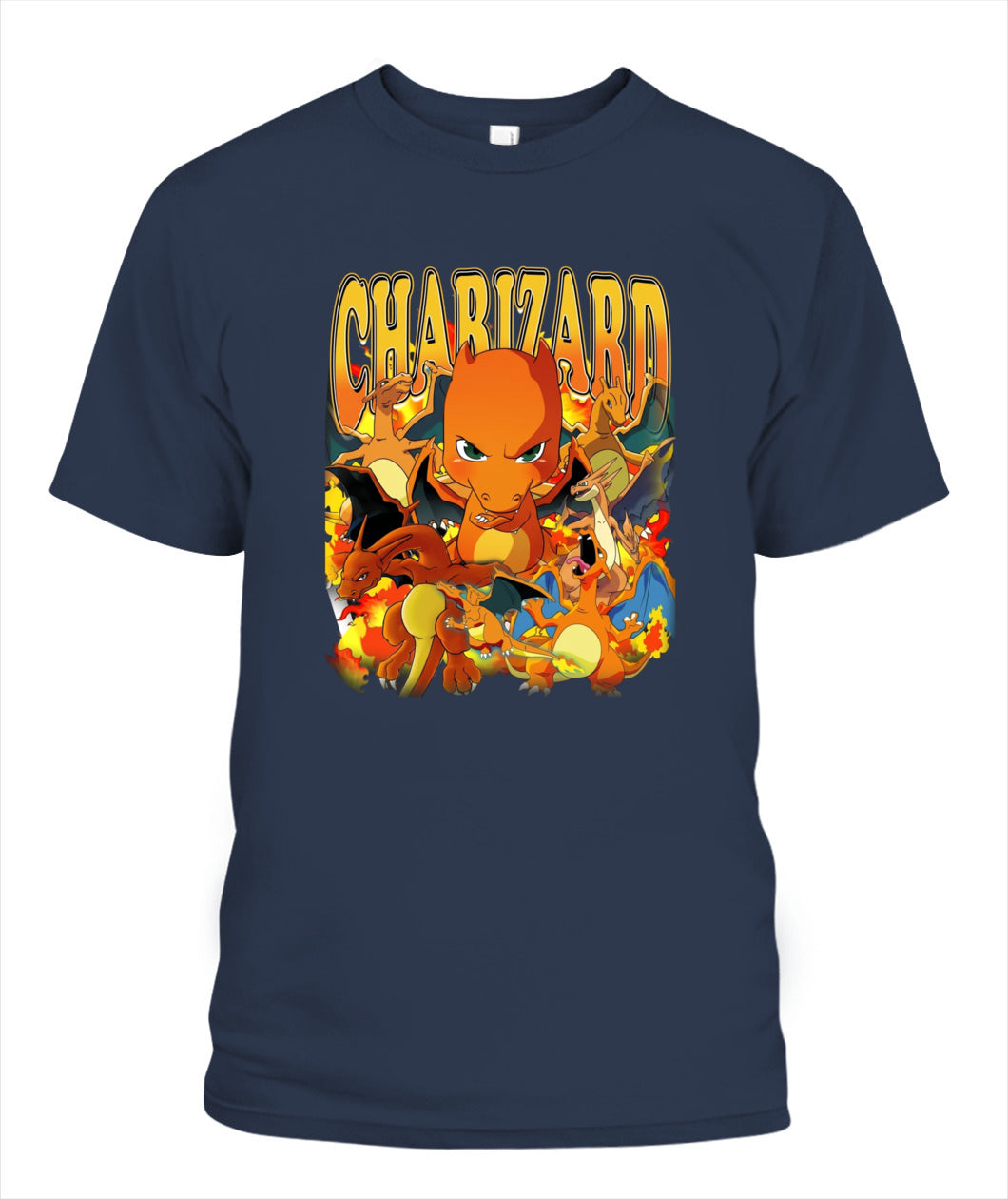 PKM Charizard Printed Graphic Sweatshirt T-Shirt