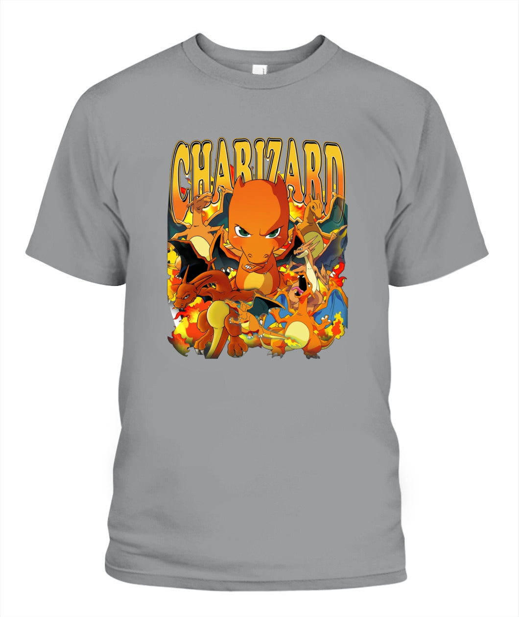 PKM Charizard Printed Graphic Sweatshirt T-Shirt