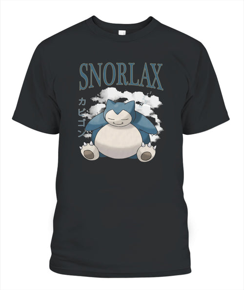 PKM Snorlax Printed Graphic Sweatshirt T-Shirt