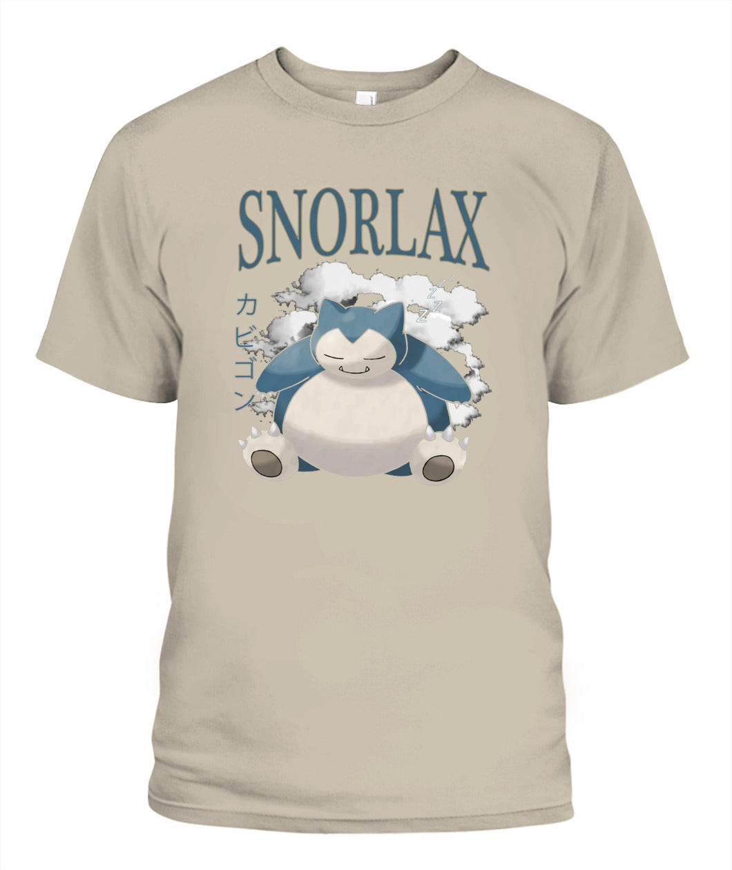 PKM Snorlax Printed Graphic Sweatshirt T-Shirt