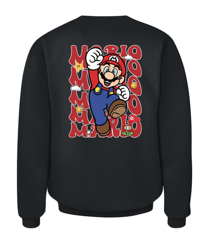 Classic Mario Action 2-Side Printed Graphic Shirt