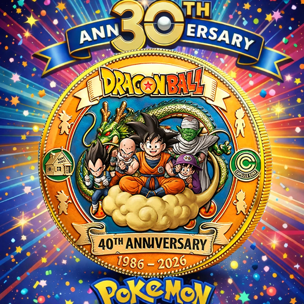 Dragon Ball 40th Anniversary Printed Commemorative Coin