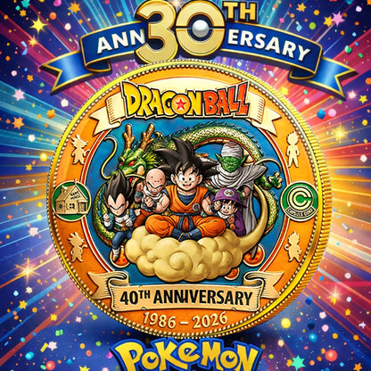 Dragon Ball 40th Anniversary Printed Commemorative Coin