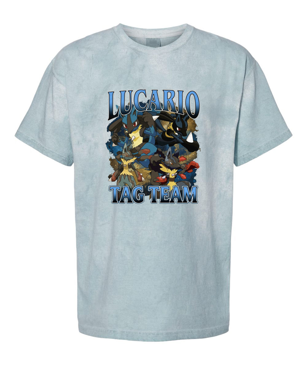 PKM Lucario Printed Graphic Sweatshirt T-Shirt