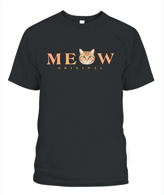 Personalized Meow Cat Photo Printed Graphic Sweatshirt T-Shirt