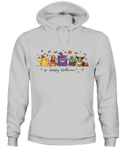 PKM Happy Halloween Printed Graphic Sweatshirt T-Shirt