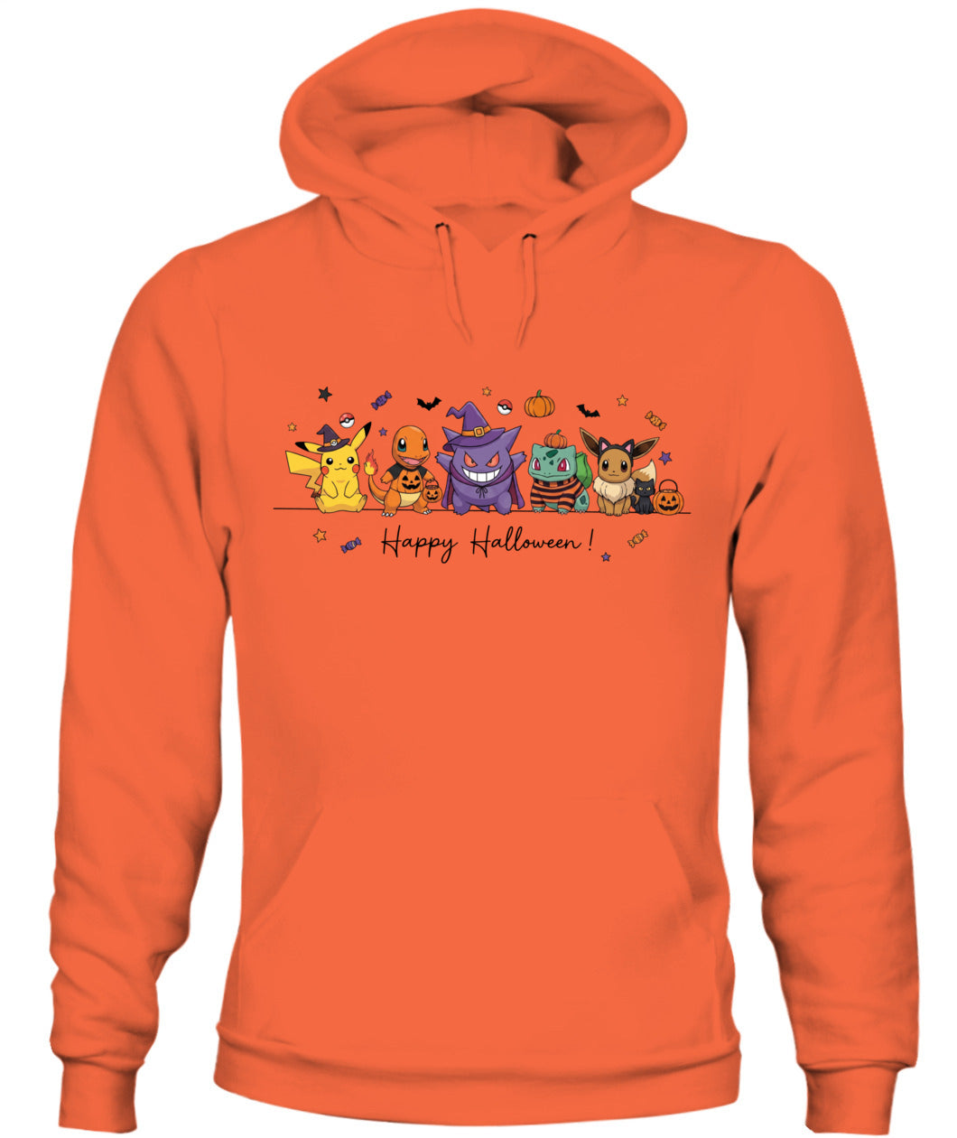 PKM Happy Halloween Printed Graphic Sweatshirt T-Shirt