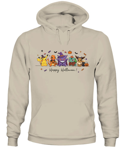 PKM Happy Halloween Printed Graphic Sweatshirt T-Shirt