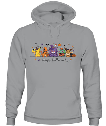 PKM Happy Halloween Printed Graphic Sweatshirt T-Shirt