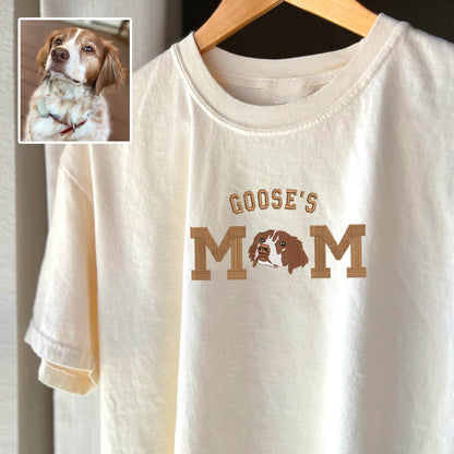 Mother's Day Pet Mom Personalized Embroidered Pet Dog Cat Hoodie Sweatshirt T-Shirt