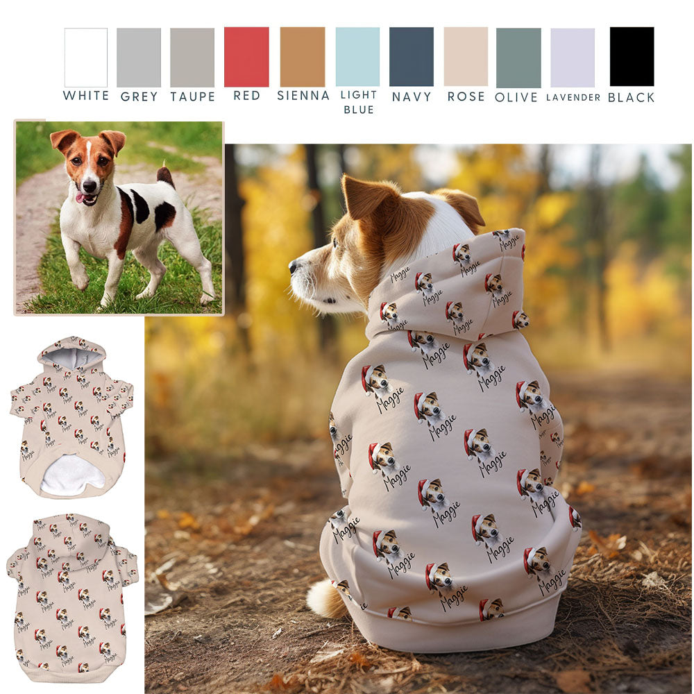 Personalized Photo Name Pet Dog Cat Custom Dog's Hoodie