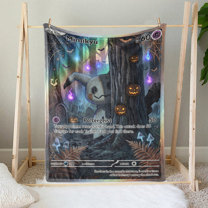 PKM Mimikyu Halloween Custom Fleece Blanket
