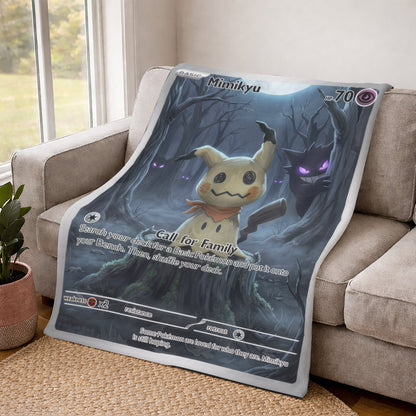 PKM Dark Mimikyu Custom Fleece Blanket