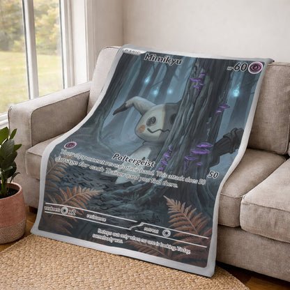 PKM Dark Mimikyu Custom Fleece Blanket