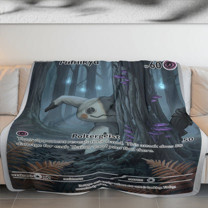 PKM Dark Mimikyu Custom Fleece Blanket