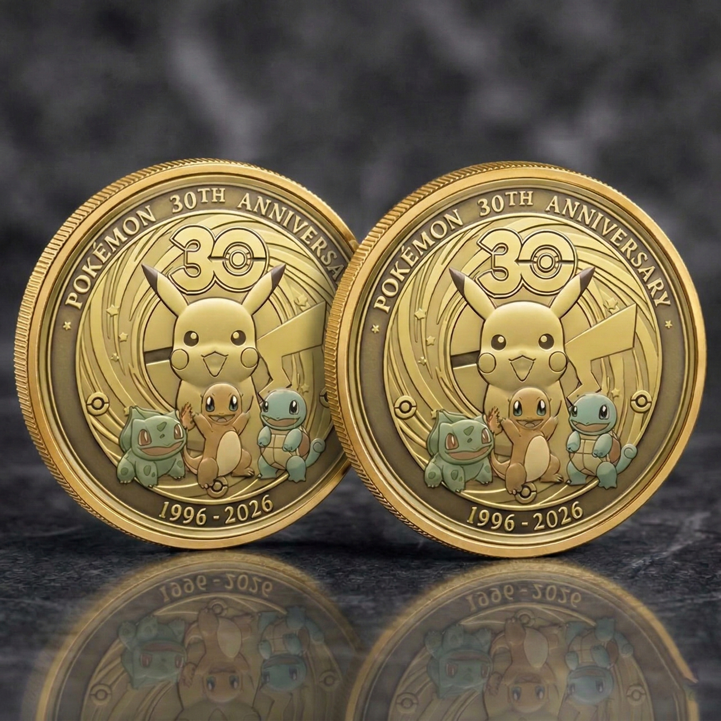 Pokémon 30th Anniversary Printed Commemorative Coin