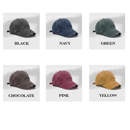 Custom Text Embroidered Dyed Cap