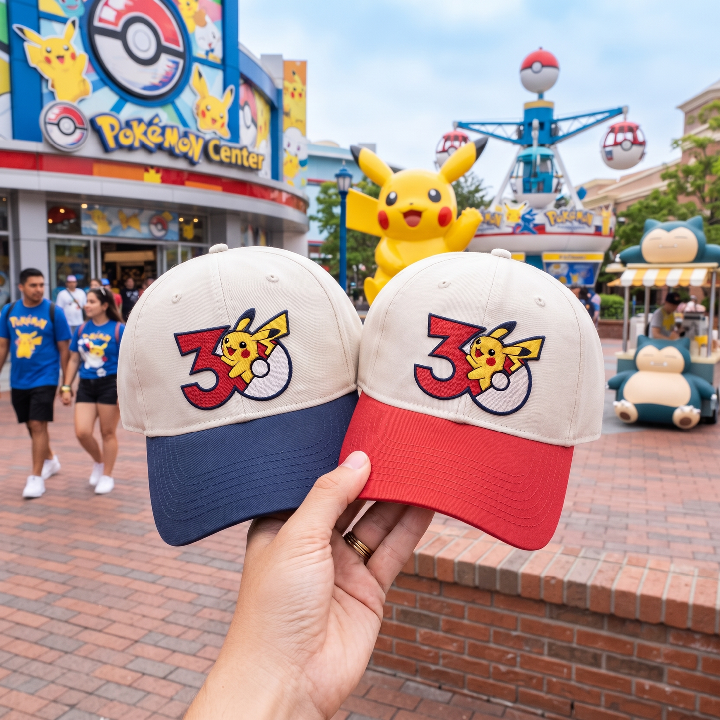 Embroidered 30th Anniversary PKM Baseball Cap, Dyed Cap