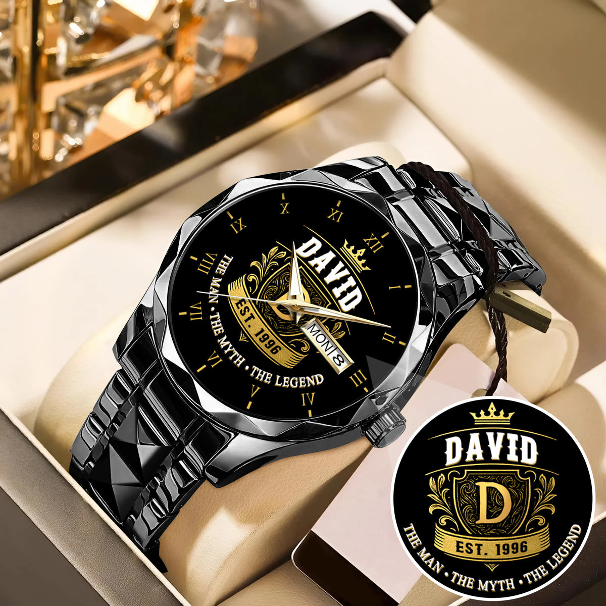 Father's Day Gift For Dad The Man The Myth The Legend Limited Edition Watch