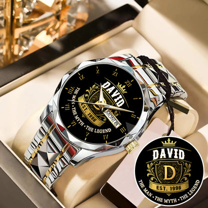 Father's Day Gift For Dad The Man The Myth The Legend Limited Edition Watch