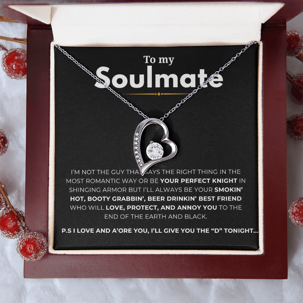 To My Soulmate Forever Love Necklace