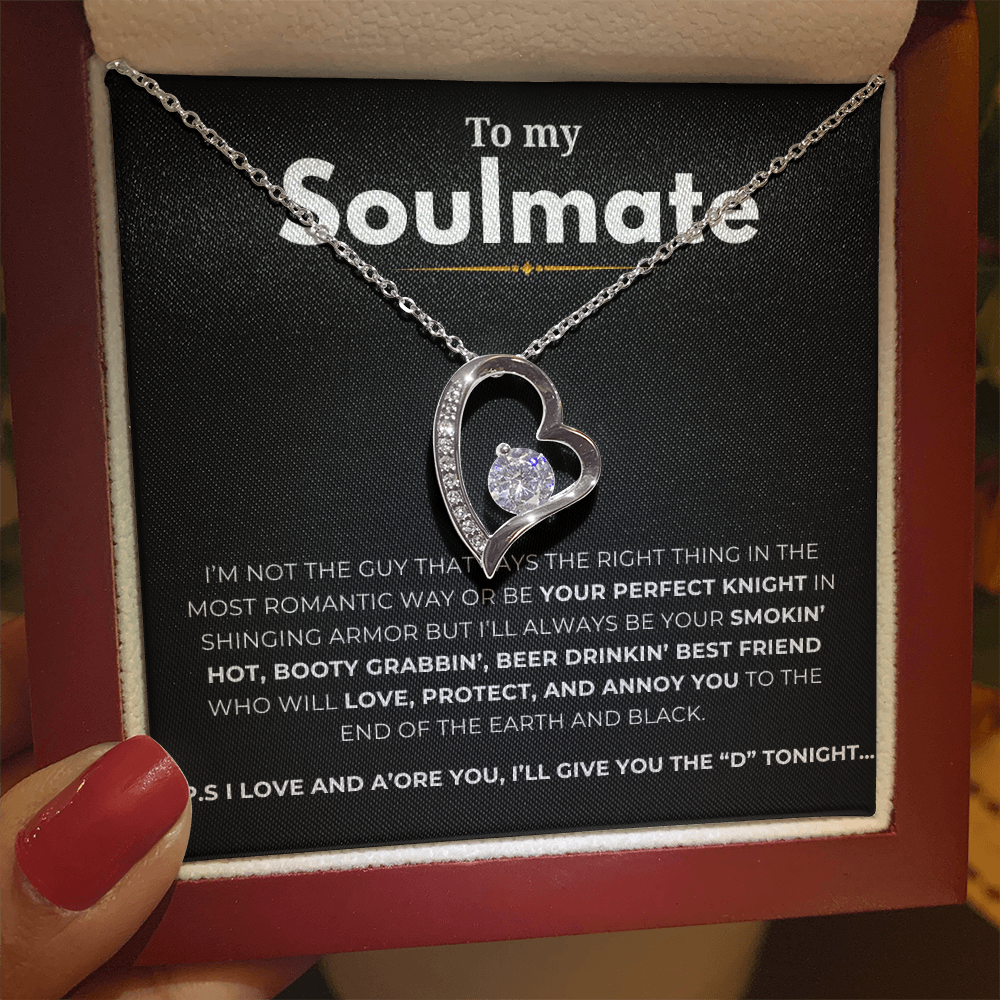 To My Soulmate Forever Love Necklace