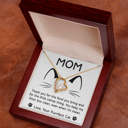 Purffect Cat Forever Love Necklace