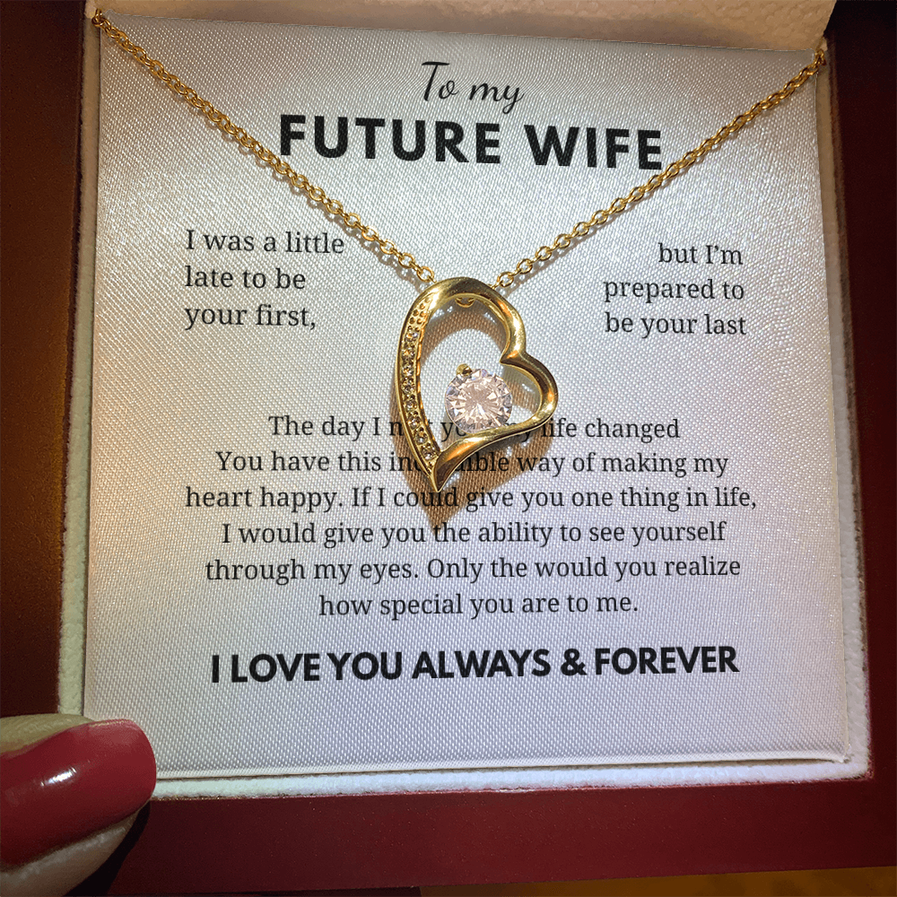 To My Future Wife Forever Love Necklace