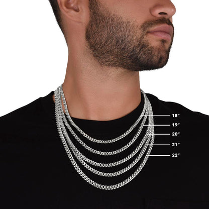 To My Boyfriend Cuban Link Chain