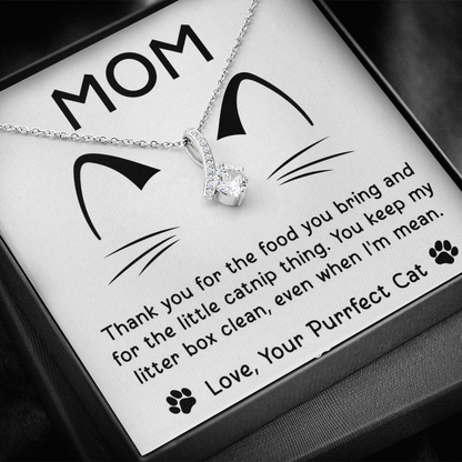 Purrfect Cat Alluring Beauty Necklace