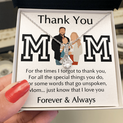 Thank You Mama Alluring Beauty Necklace