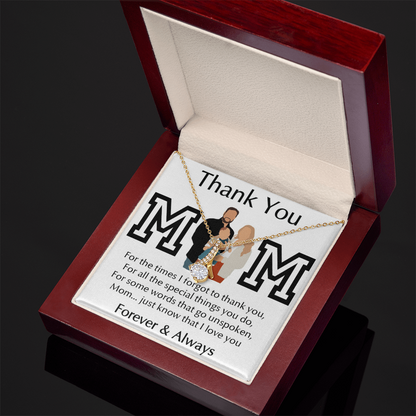 Thank You Mama Alluring Beauty Necklace