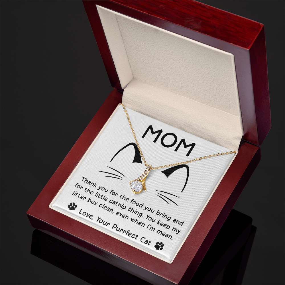 Purrfect Cat Alluring Beauty Necklace