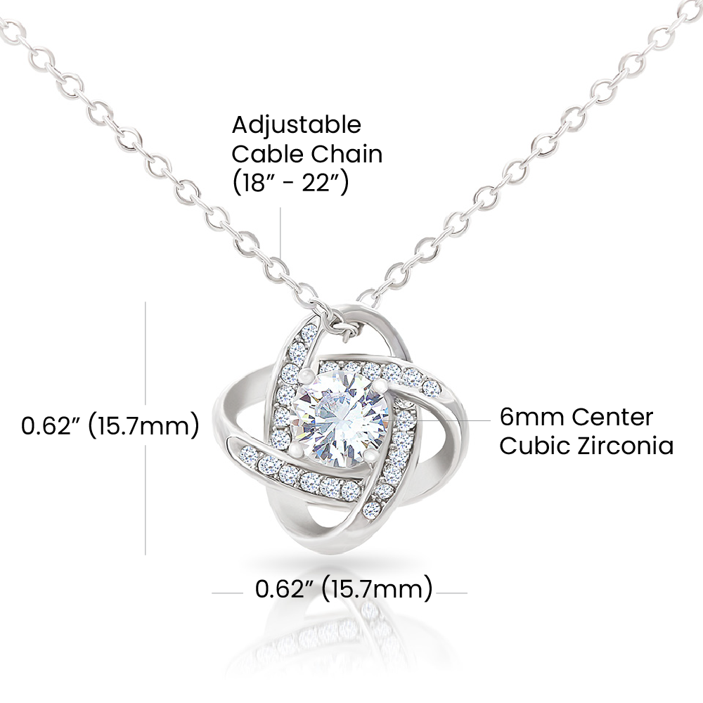 To My Wife Love Knot Necklace