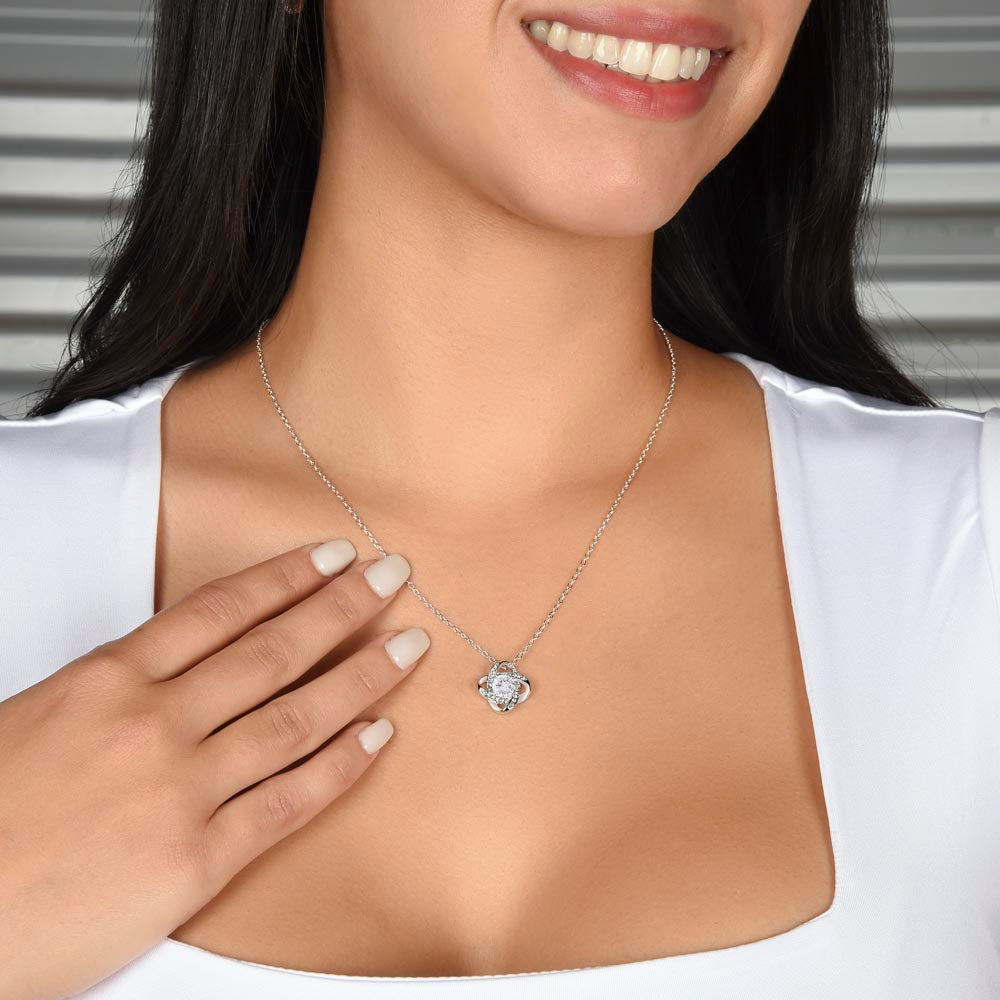 To My Love Love Knot Necklace