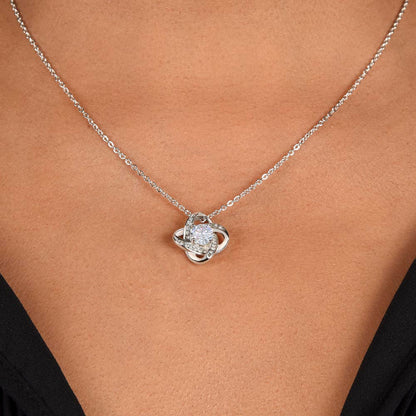 Mama Bear Love Knot Necklace