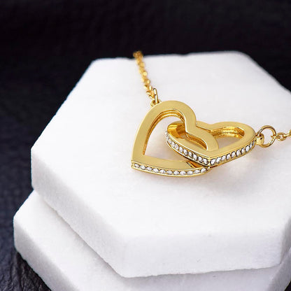 Mom 5 Stars Interlocking Hearts Necklace