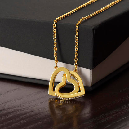 Purrfect Interlocking Hearts Necklace