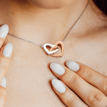 Purrfect Interlocking Hearts Necklace
