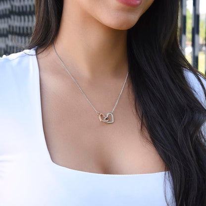 Purrfect Interlocking Hearts Necklace