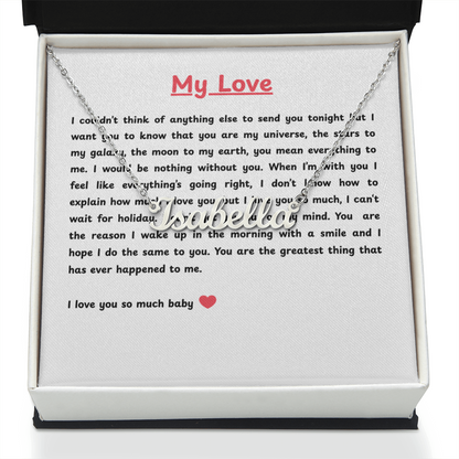Custom Name Necklace for My Love